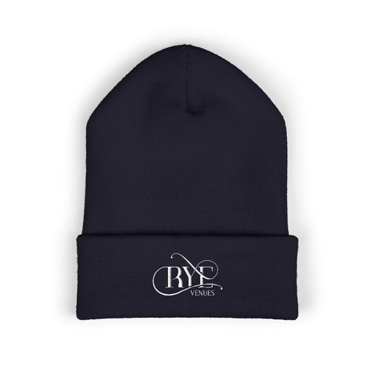 Embroidered Cuffed Beanie | Rye Venues